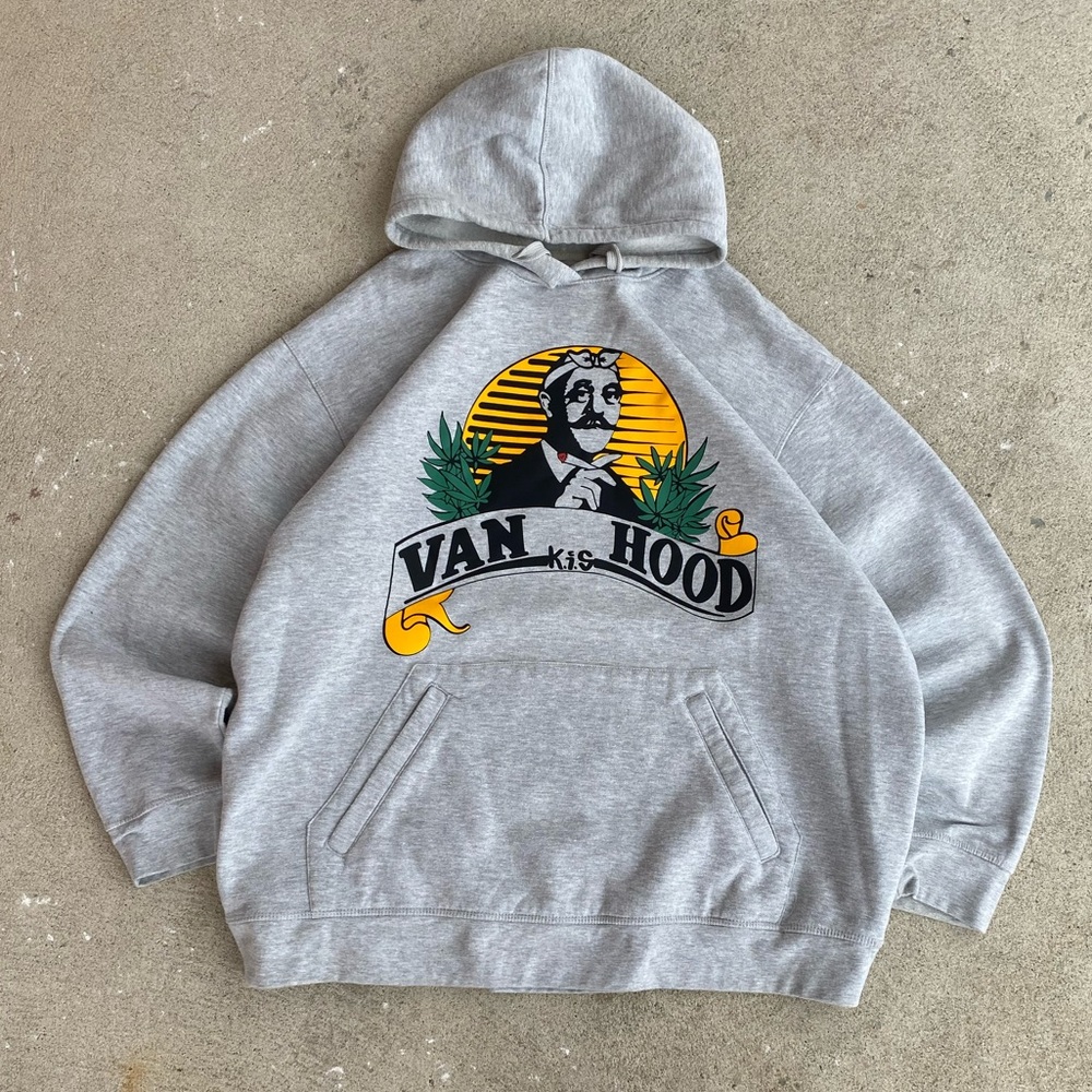Grey Van Houtte Cannabis Parody Hoodie